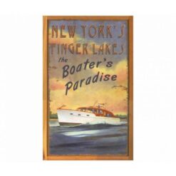 Personalized Boaters Paradise Vintage Sign