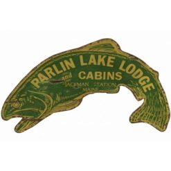 Custom vintage Fish Sign