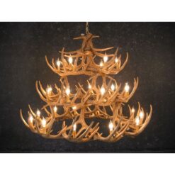 Whitetail 42 Antler Chandelier