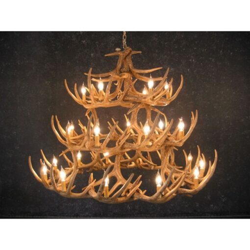 Whitetail 42 Antler Chandelier