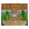 Custom Wilderness Lodge Vintage Sign