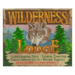 Custom Wilderness Lodge Vintage Sign