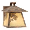 Whitebark 7″ Outdoor Wall Light Olde World Patina