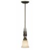 Yosemite 5 Inch Mini Pendant Burnished Bronze