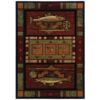 Rainbow Trout Cabin Rug