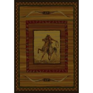 Rawhide Cabin Rug