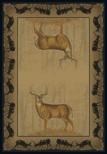 Believe Deer Cabin Rug