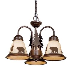 Bozeman 3L Light Kit Burnished Bronze - Bear