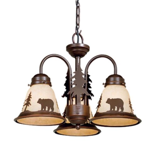 Bozeman 3L Light Kit Burnished Bronze - Bear