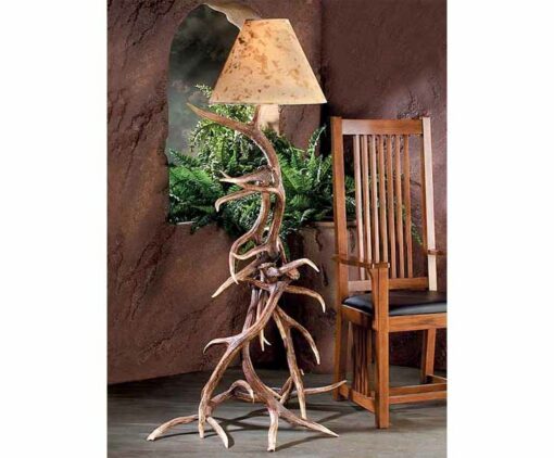 Elk Antler Floor Lamp