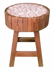 Eucalyptus Bar Stool 18"