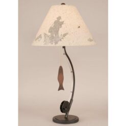 Fishing Pole Table Lamp