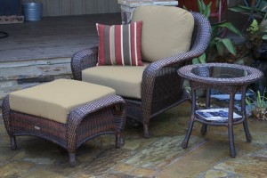 Lexington Club Chair, Ottoman, and End Table