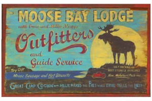 Moose Bay Vintage Sign