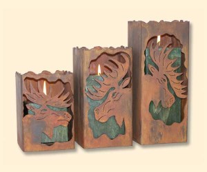 Moose Candle Holders