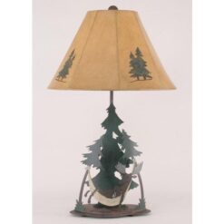 Moose in Hammock Lamp