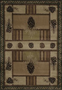 Pine Barrens Beige Cabin Rug