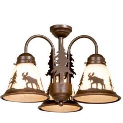 Yellowstone 3L Light Kit Burnished Bronze - Moose
