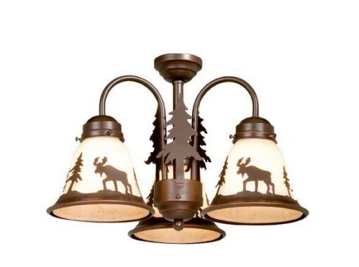 Yellowstone 3L Light Kit Burnished Bronze - Moose