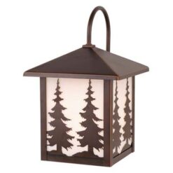 Yosemite 8 Outdoor Wall Light Burnished Bronze Trees