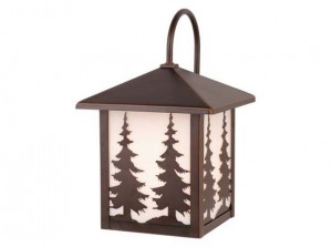 Yosemite 8 Outdoor Wall Light Burnished Bronze Trees