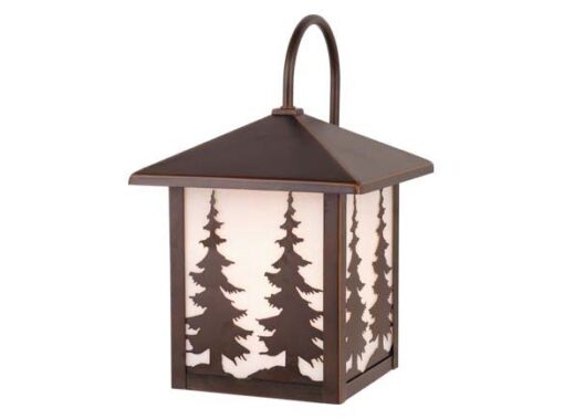 Yosemite 8 Outdoor Wall Light Burnished Bronze Trees