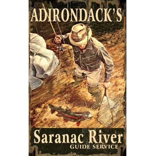 Adirondack Fishing Custom Sign