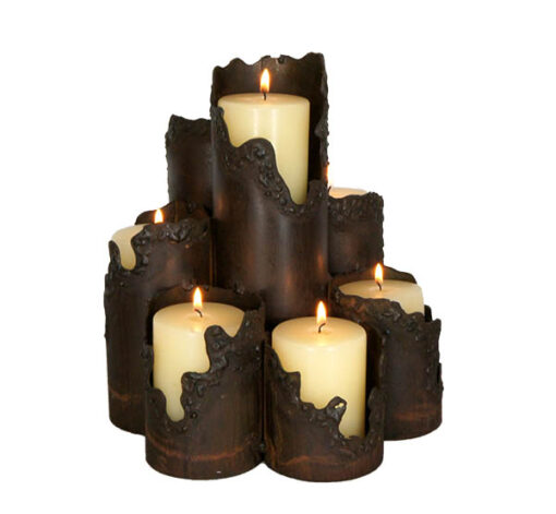 Iron Tube Candle Holder