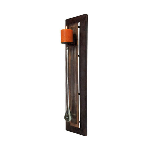 Rustic Metal Candle Holder