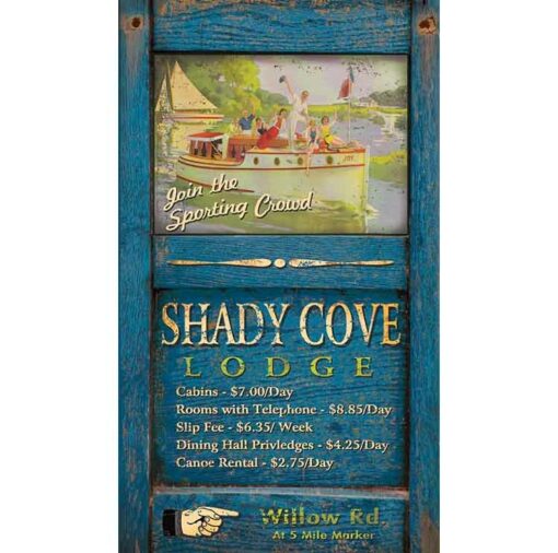 Shady Cove Vintage Custom Sign