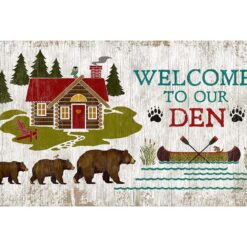 Welcome Den Custom Vintage Sign