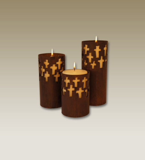 Cross Candle Holders