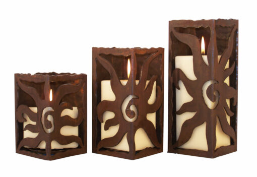 Corner Sun Candle Holders