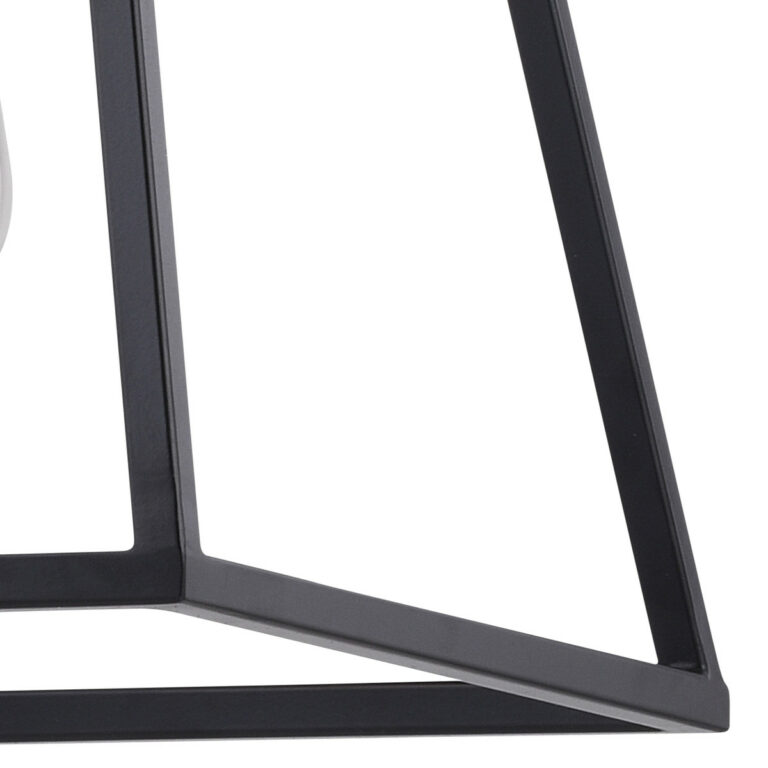 Hayes Black Farmhouse Mini Pendant Cage Lantern Ceiling Light - Image 3