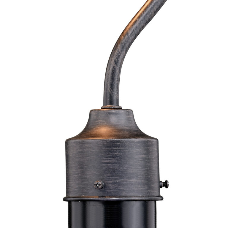 Outland 1L Black Dark Sky Farmhouse Outdoor Dome Barn Post Light - Image 4