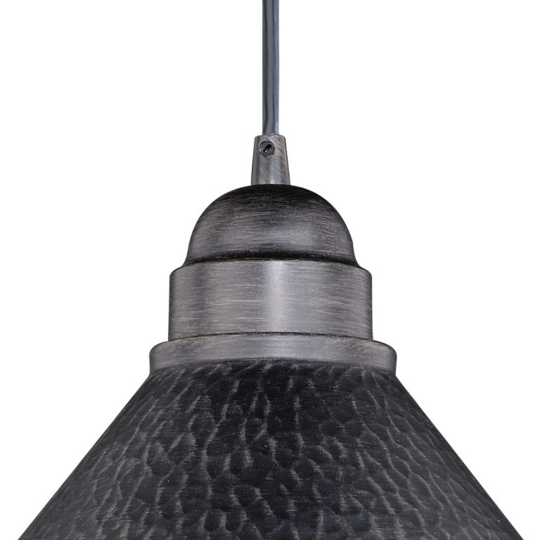 Outland 1 Light Black Gold Farmhouse Outdoor Barn Dome Pendant - Image 3
