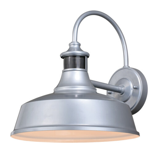 Dorado Silver Motion Sensor Dusk to Dawn Farmhouse Barn Dark Sky Outdoor Wall Light