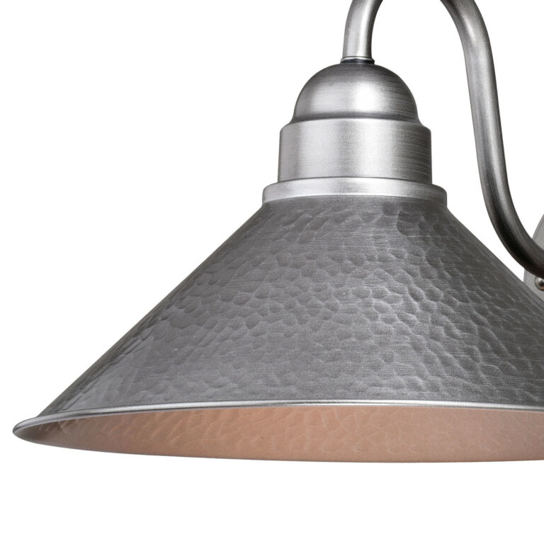 Outland 1 Light Dusk to Dawn Pewter Farmhouse Barn Dome Outdoor Wall Lantern - Image 2