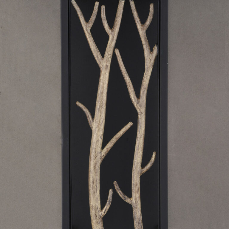 Ocala 1 Light LED Black Rustic Twig Outdoor Wall Sconce - Image 3