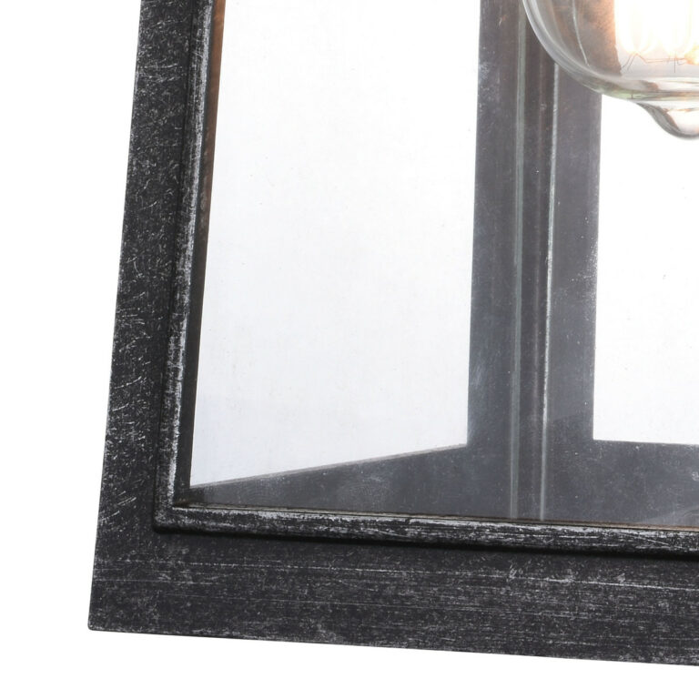 Pilsen 6.5 in. Outdoor Wall Light Brushed Charcoal - Image 2