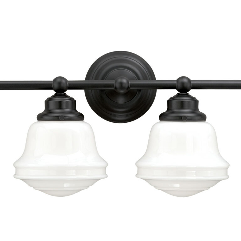 Huntley 4 Light Bronze Farmhouse Schoolhouse Bathroom Vanity Fixture - Image 2