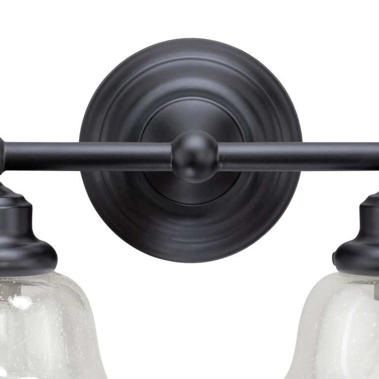 Huntley 2 Light Bronze Farmhouse Schoolhouse Bathroom Vanity Fixture - Image 3