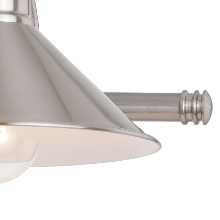 Akron 2 Light Vanity Satin Nickel and Matte White - Image 4