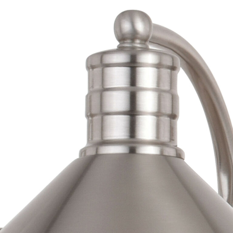 Akron 4 Light Vanity Satin Nickel and Matte White - Image 3