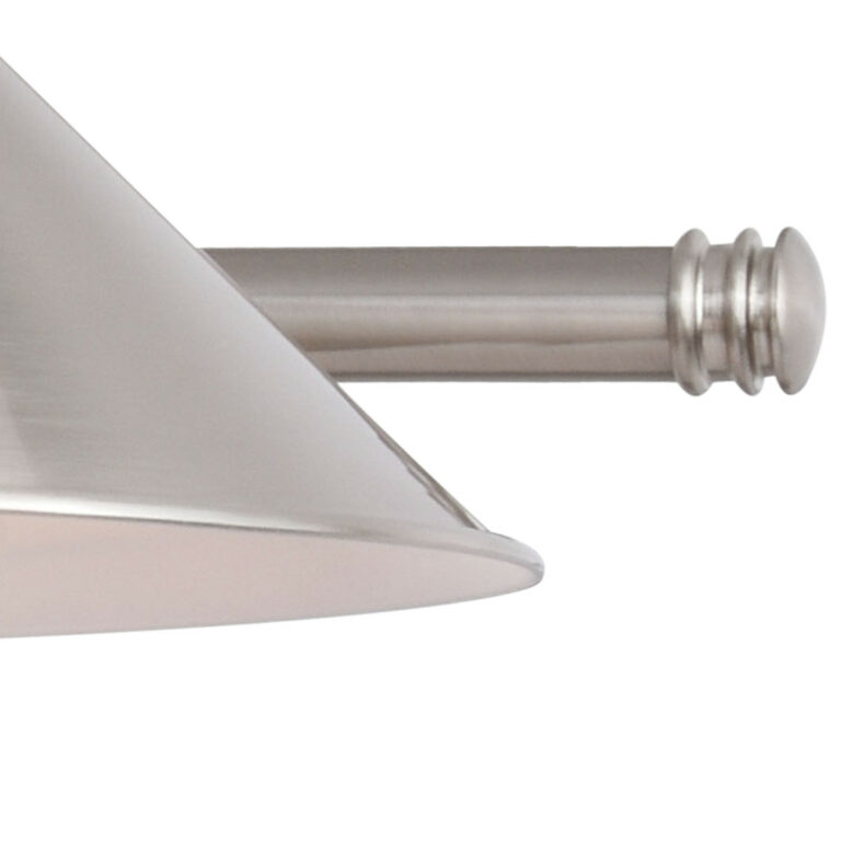 Akron 4 Light Vanity Satin Nickel and Matte White - Image 4