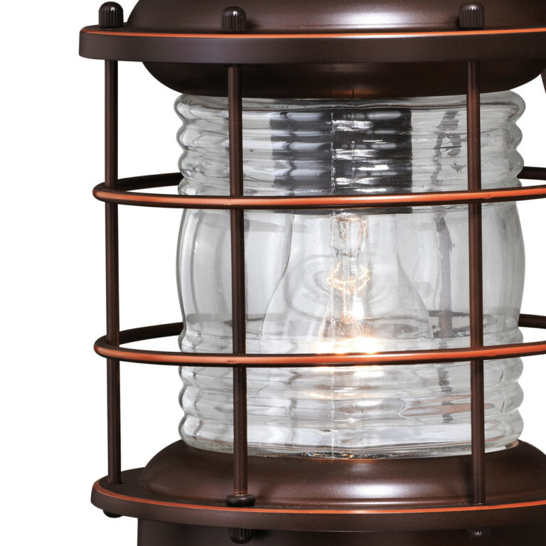 Hyannis Bronze Motion Sensor Dusk to Dawn Coastal Outdoor Wall Light - Image 4