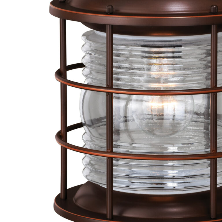 Hyannis Bronze Motion Sensor Dusk to Dawn Coastal Outdoor Wall Light - Image 4