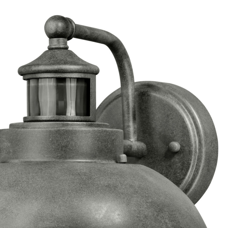 Harwich Gray Motion Sensor Dusk to Dawn Coastal Outdoor Wall Light - Image 2