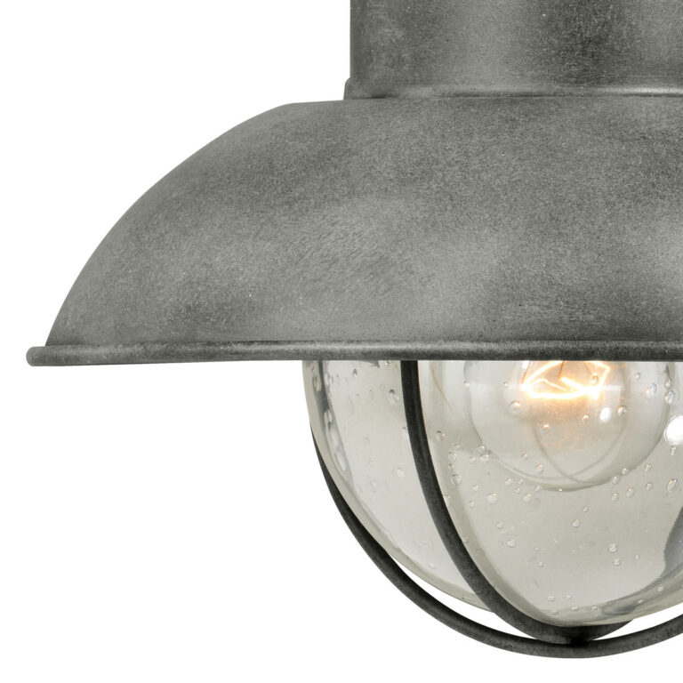 Harwich Gray Motion Sensor Dusk to Dawn Coastal Outdoor Wall Light - Image 3