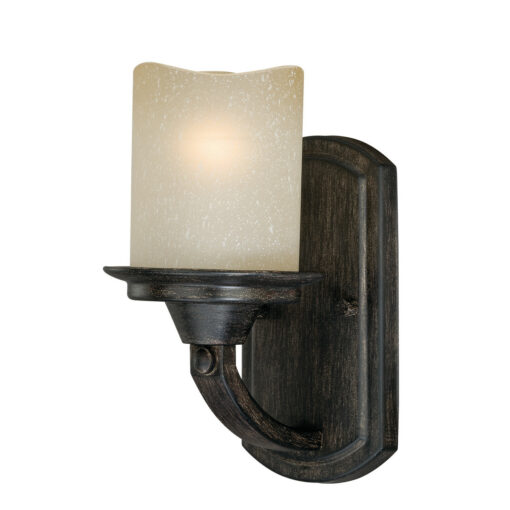 Halifax 1 Light Bronze Rustic Bathroom Wall Fixture